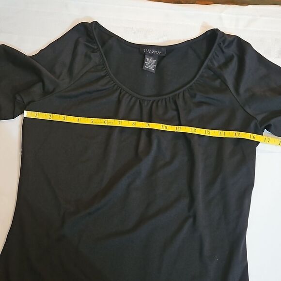 The Limited Women's black split sleeves top size Medium - Picture 10 of 11